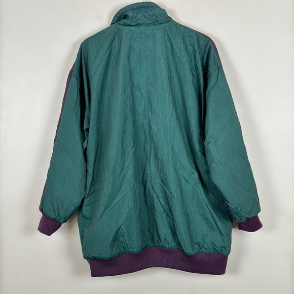 Vintage Be In The Current Seen Women 90s Y2K Reversible Multicolor Jacket Sz O/S - Picture 7 of 10
